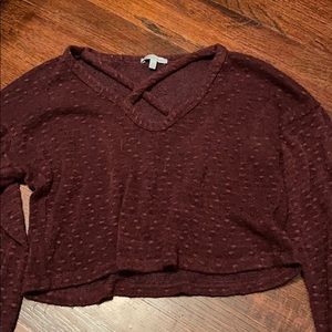 cropped sweater